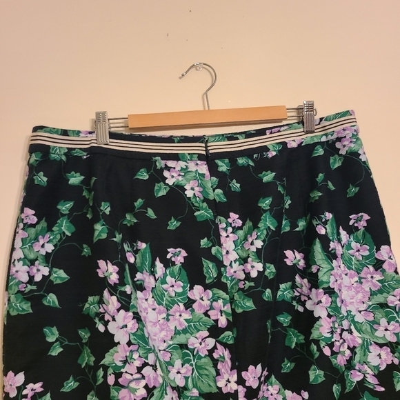 Talbots Oprah Magazine Collection | Women's Floral Print Pencil Skirt (Size 18) - Picture 10 of 15